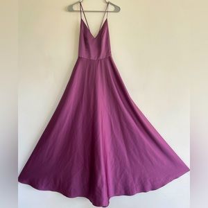 Brand David’s Bridal, size 4, color purple